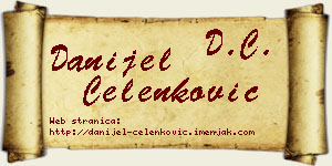 Danijel Čelenković vizit kartica